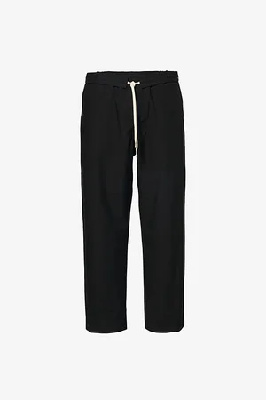 CRAIG GREEN Mens Detachable-Belt Straight-Leg Regular-Fit Cotton Trousers S