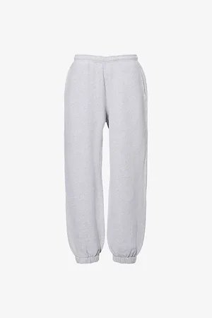 Represent Womens Owners Club Two-Slip-Pockets Wide-Leg High-Rise Cotton-Jersey Jogging Bottoms Xs