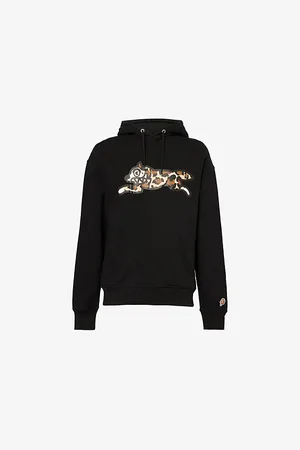 ICECREAM Mens Running Dog Popover Graphic-Print Cotton-Jersey Hoody S