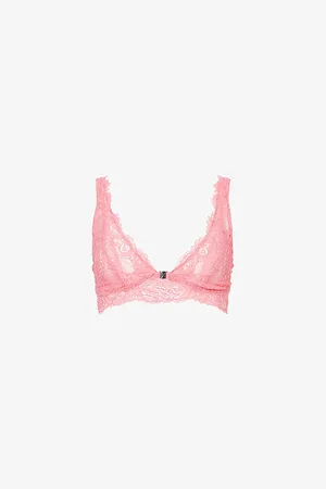 Savage X Fenty Womens Romantic Corded Front-Closure Lace Bralette Xs