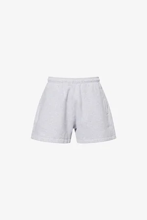 Represent Womens Owners Club Two-Welt-Pockets High-Rise Cotton-Jersey Shorts Xs