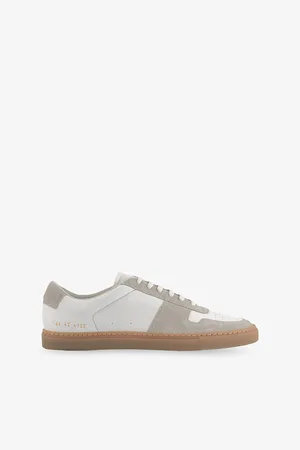 COMMON PROJECTS Mens Bball Duo Low-Top Leather and Suede Trainers Eur 40 / 6 Uk Men