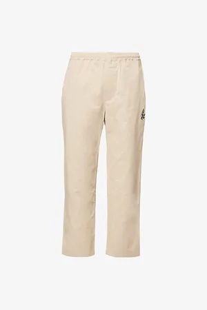 ICECREAM Mens Skate Brand-Embroidery Straight-Leg Cotton Trousers S