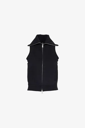 Represent Womens Everyday Two-Welt-Pockets Cotton-Jersey Gilet Xs