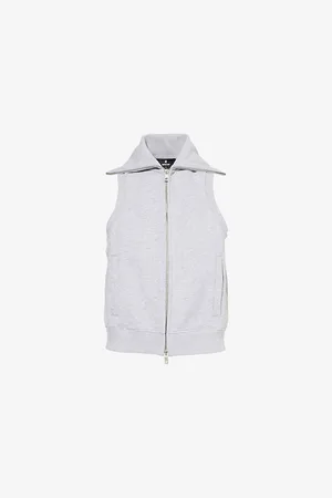 Represent Womens Owners Club Two-Welt-Pockets Cotton-Jersey Gilet Xs