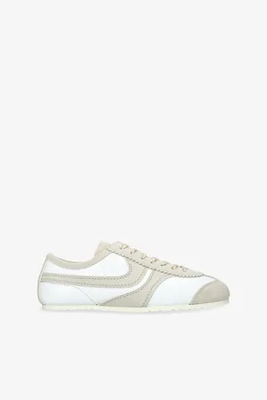 DRIES VAN NOTEN Womens Dustin Stripe Suede Low-Top Trainers Eur 35 / 2 Uk Women