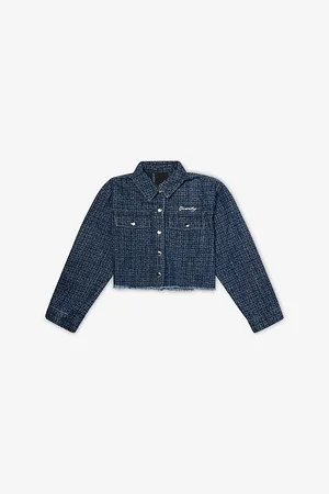 Givenchy Monogram Brand-Embroidery Denim Jacket 10-12 Years 10 Years