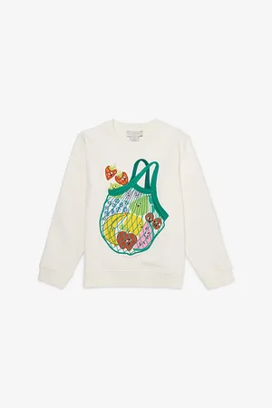 Stella McCartney Graphic-Print Embroidered Cotton-Jersey Sweatshirt 4-10 Years 6 Years
