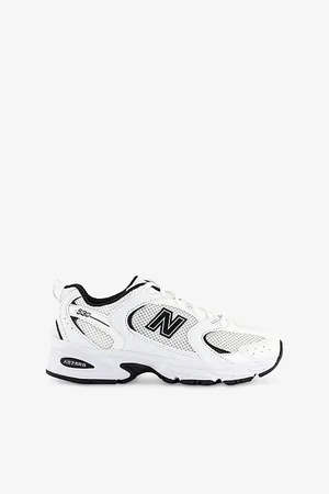 New Balance Mens Mr530 Logo-Embossed Leather and Mesh Low-Top Trainers 8.5