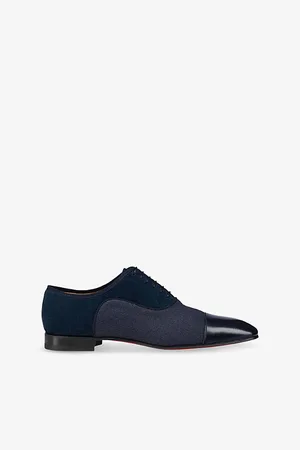 Christian Louboutin Mens Greggo Leather Oxford Shoes Eur 41 / 7 Uk Men