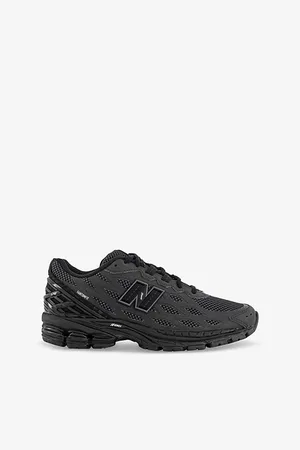 New Balance Mens 1906 Brand-Patch Leather and Mesh Low-Top Trainers 4