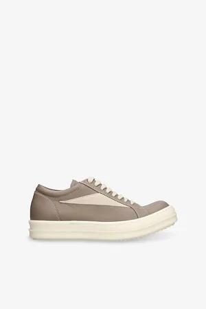 Rick Owens Womens Vintage Leather Low-Top Trainers Eur 37 / 4 Uk Women