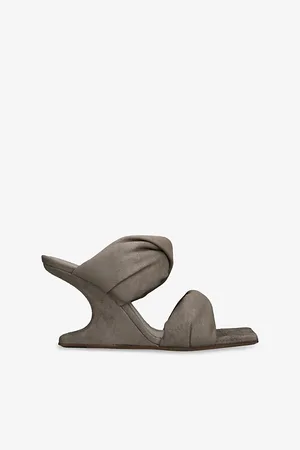 Rick Owens Womens Cantilever 8 Twisted-Strap Suede Sandals Eur 38/5 Uk Women