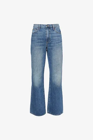 Simkhai Womens Poe Wide-Leg Denim Jeans 34