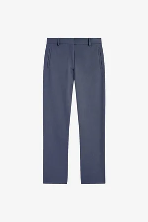 Joseph Womens Eliston Slim-Fit Stretch-Woven Trousers 6