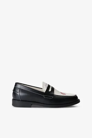 Duke & Dexter Mens Wilde Kiss Leather Penny Loafers Eur 42 / 8 Uk Men