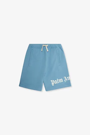 Palm Angels Brand-Print Drawstring Cotton-Jersey Shorts 6-12 Years 6 Years
