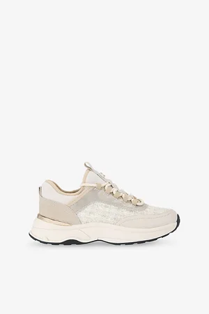 Carvela Womens Swift Runner Leather Low-Top Trainers Eur 37 / 4 Uk Women