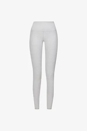 alo Womens Alosoft High-Rise Stretch-Woven Leggings Xs