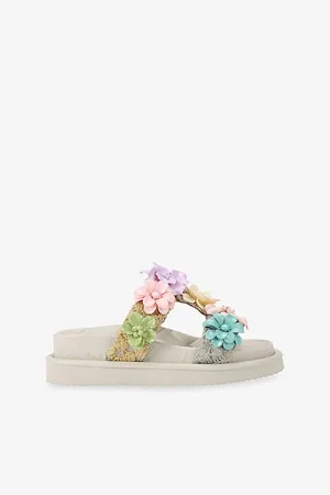 Kurt Geiger Womens Orson Flower Woven Sandals Eur 36 / 3 Uk Women