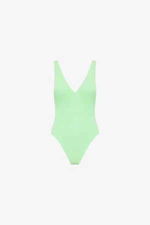 Seafolly Womens Sea Dive V-Neck Swimsuit 14
