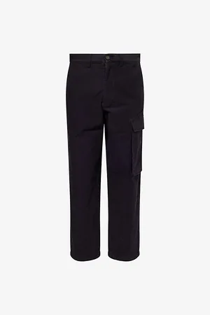 Barbour Mens Jungle Straight-Leg Cotton Chino Trousers 32