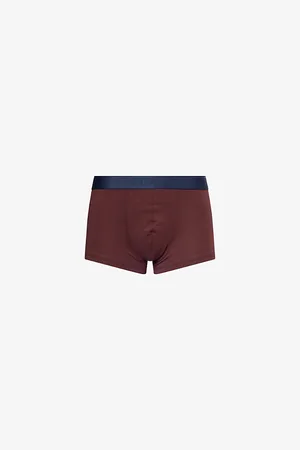 Sunspel Mens Branded-Waistband Stretch-Cotton Boxer Trunks M