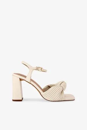 Kurt Geiger Womens Signet 105 Twisted-Strap Faux-Leather Heeled Sandals Eur 36 / 3 Uk Women