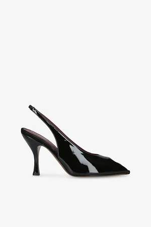 Neous Womens Hamal Patent-Leather Slingback Courts Eur 36 / 3 Uk Women