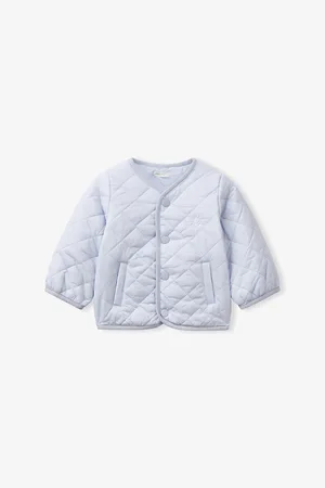 Benetton Rain Defender V-Neck Quilted Shell Jacket 1-18 Months 1-3 Months