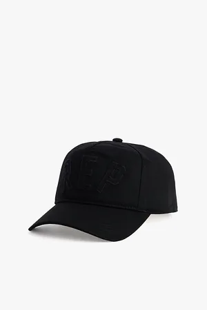 Represent Mens Appliqué Curved-Peak Cotton Cap