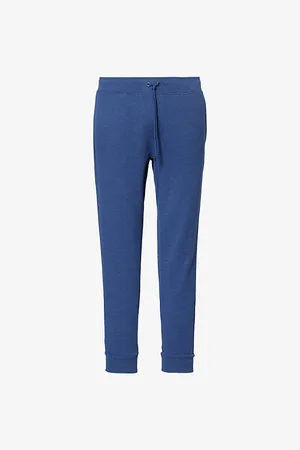 Ralph Lauren Mens Drawstring Regular-Fit Tapered-Leg Cotton and Recycled Polyester-Blend Jogging Bottoms S
