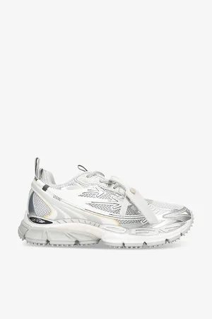 OFF-WHITE Womens Be Right Back Mesh and Faux-Leather Low-Top Trainers Eur 36 / 3 Uk Women