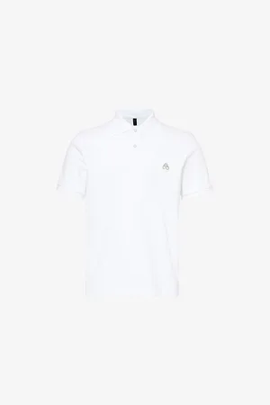 Moose Knuckles Mens Everett Logo-Embellished Cotton-Piqué Polo Shirt S