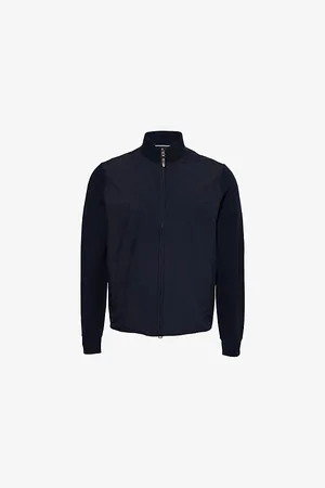 Hackett Mens Hybrid Merino-Wool and Shell Cardigan M