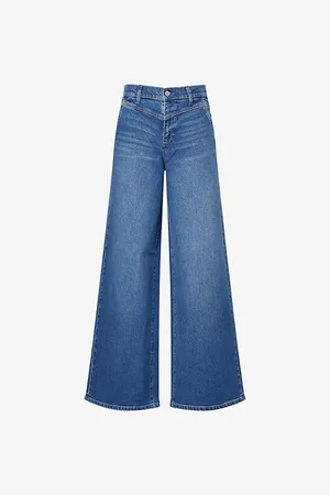 Paige Womens Cameron Wide-Leg Denim Jeans 26