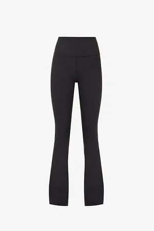 Lululemon Womens Groove Flare-Leg Stretch-Woven Trousers 10