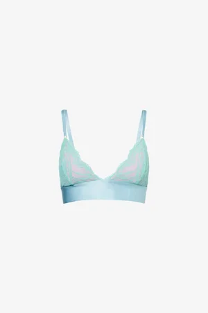 Dora Larsen Womens Summer Lace Triangle Bra 8