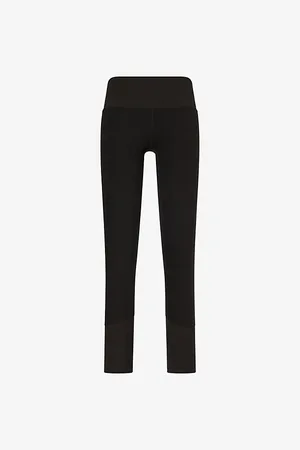 alo Womens Alosoft High-Rise Stretch-Woven Leggings Xs