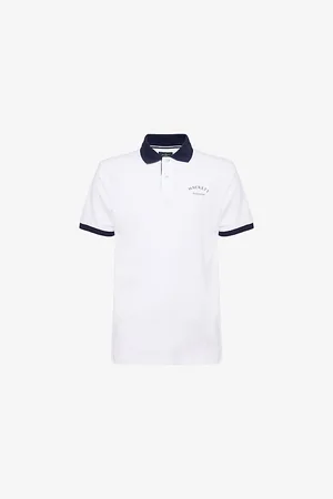 Hackett Mens Heritage Logo-Print Cotton Polo Shirt S