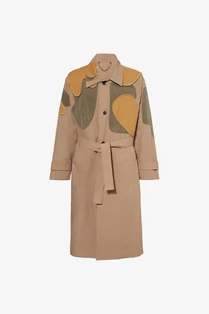 CRAIG GREEN Mens Utility Patch Cotton-Blend Trench Coat S