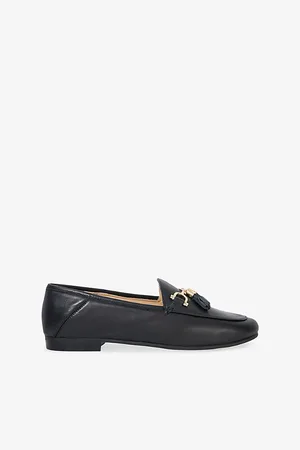 Dune Womens Greysons Metal-Trim Snaffle Leather Loafers Eur 36 / 3 Uk Women