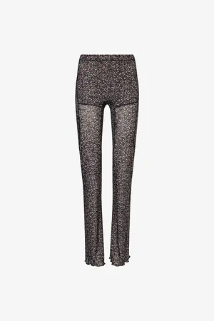 KNWLS Womens Halcyon Floral-Print Stretch-Woven Leggings Xs