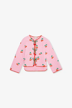 Stella McCartney Cherry Embroidered Cotton Jacket 4-12 Years 4 Years