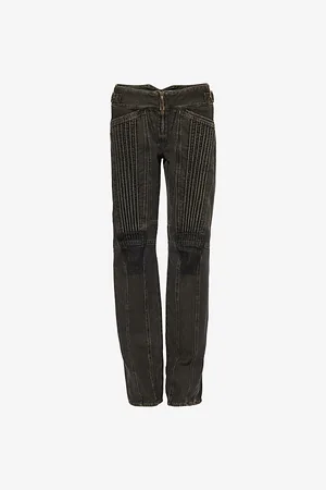 KNWLS Womens Straight-Leg Cord Denim Jeans 8