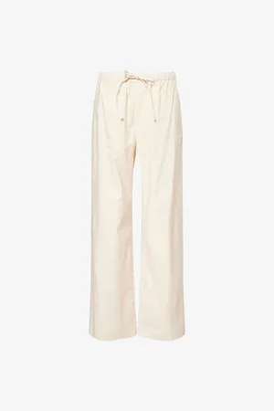RAG&BONE Womens Logan Drawstring Stretch-Linen Blend Trousers Xs