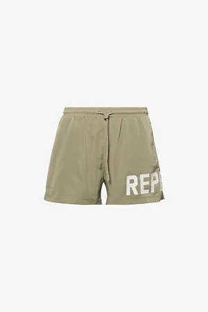 Represent Mens Logo-Print Regular-Fit Swim Shorts S