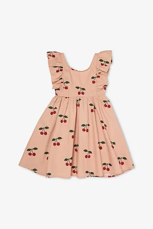 Konges Sløjd Verbena Cherry-Print Cotton Dress 9 Months - 8 Years 9 Months