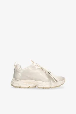 OFF-WHITE Womens Be Right Back Iridescent Mixed-Textile Low-Top Trainers Eur 36 / 3 Uk Women