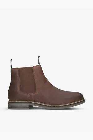 Barbour Mens Farsley Leather Chelsea Boots Eur 43 / 9 Uk Men